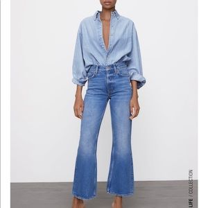 ZARA ZIA FLARE JEANS NWT